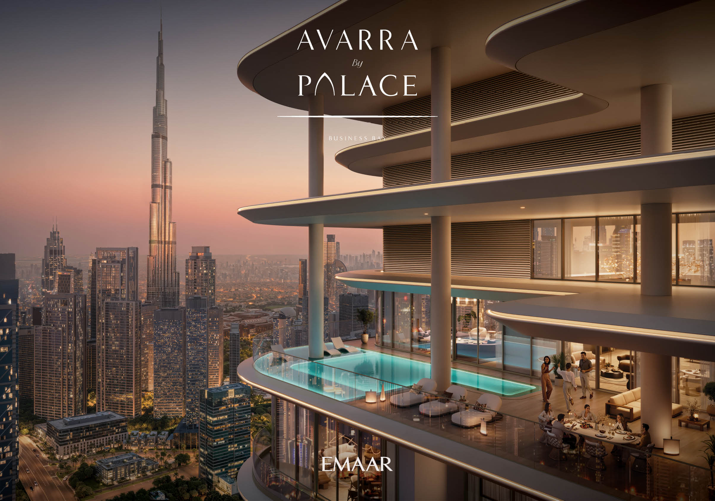 Avarra Palace Business Bay Dubai - Living Space